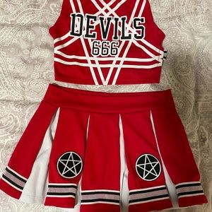 Dolls kill, size XS, color red+white+black